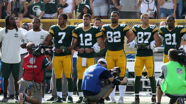 packers anthem, did the packers kneel anthem, packers kneel anthem, packers anthem protest