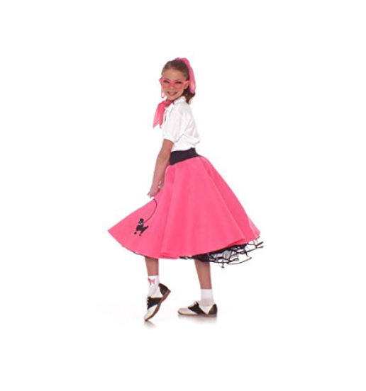 Forum Flirtin with The 50s Poodle Skirt One Size Black