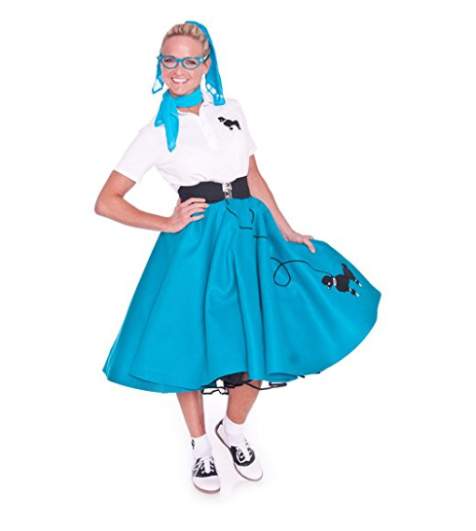 50s costumes, poodle skirt costume