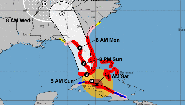 Hurricane Irma map, Hurricane Irma path, Hurricane Irma track