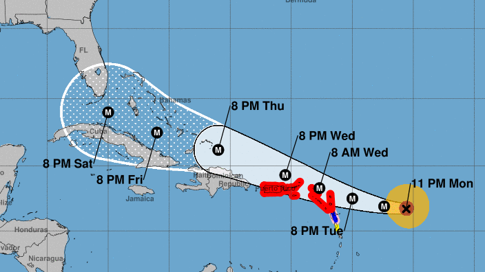 Hurricane Irma Jacksonville, Hurricane Irma projected path, Hurricane Irma Jacksonville FL