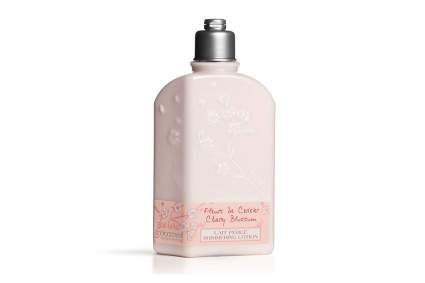 Pink cherry blossom lotion
