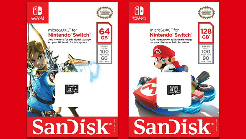 does nintendo switch require sd card