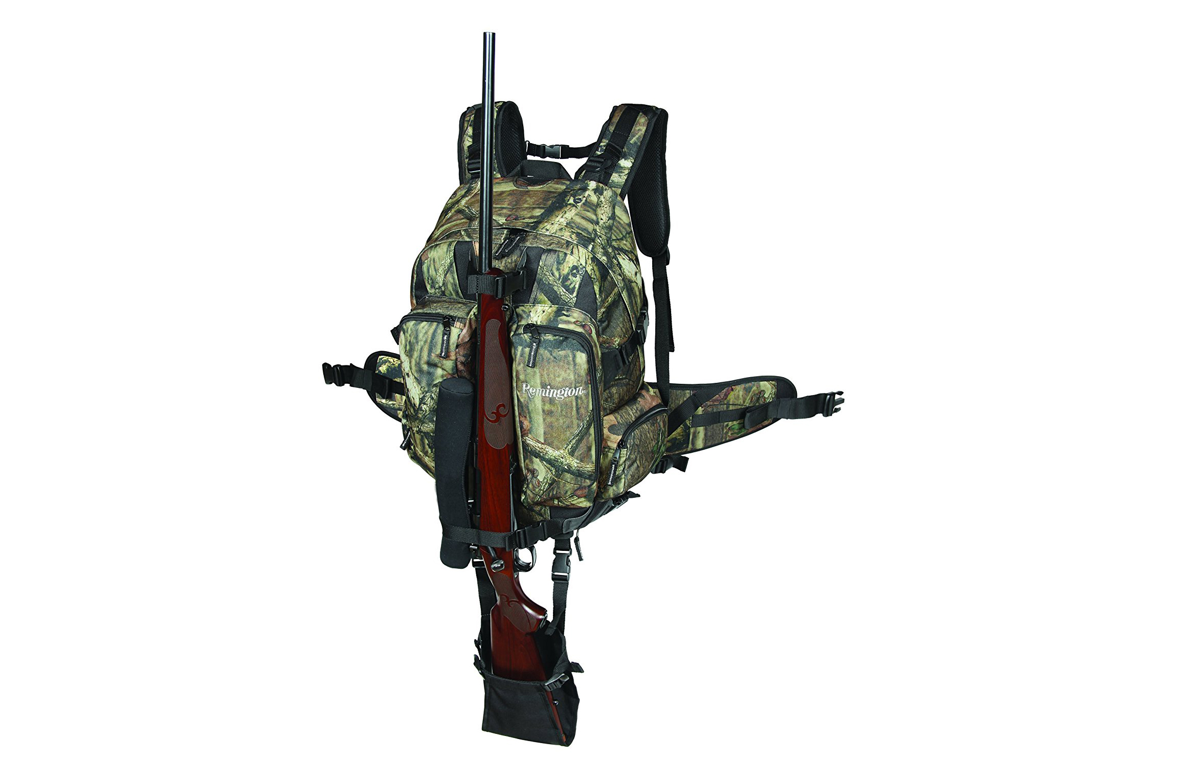 hunting pack with gun holder