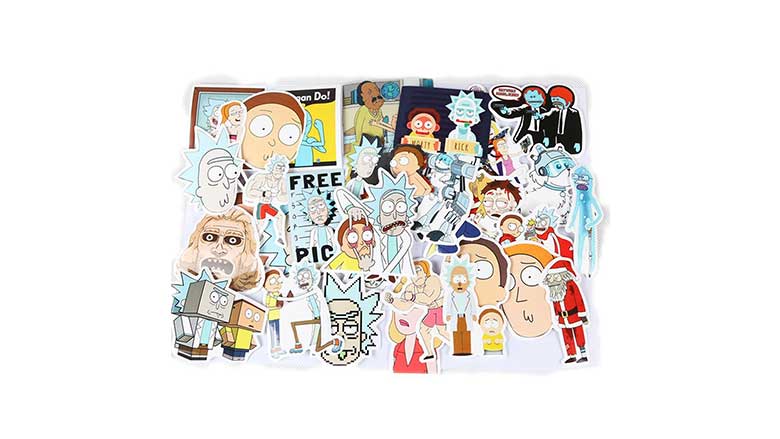 rick and morty stickers