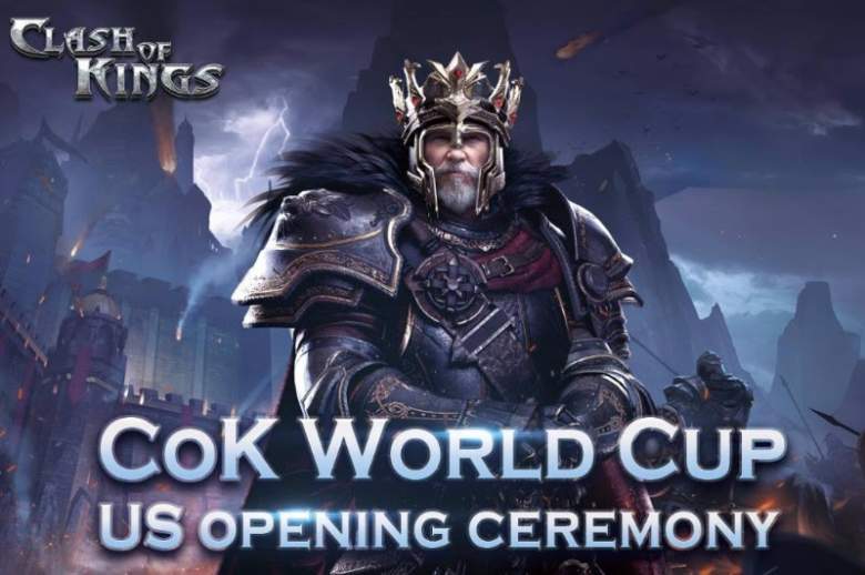 clash of kings world cup, clash of kings, clash of kings us opening ceremony
