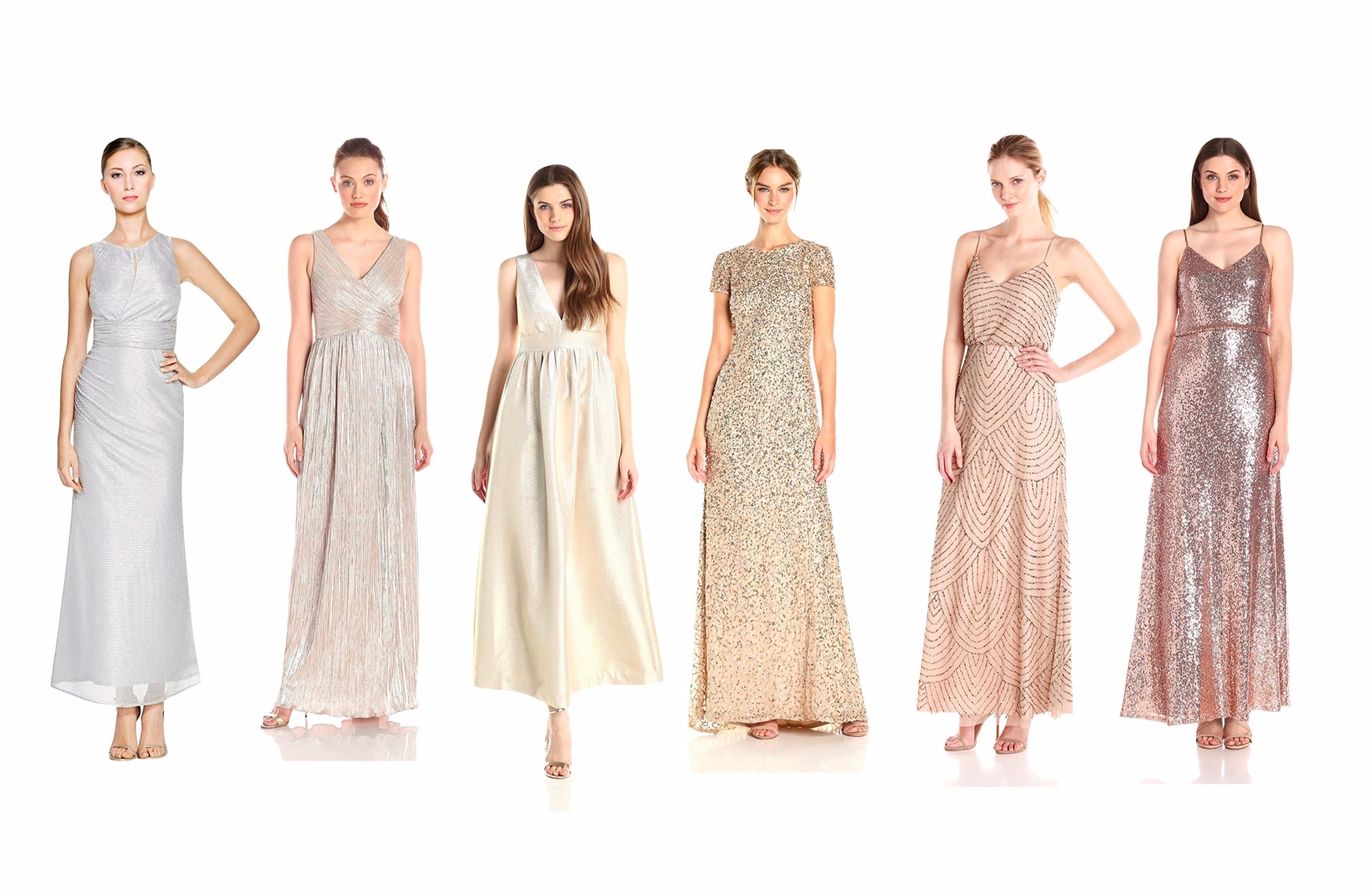 Top 10 Best Metallic Bridesmaid Dresses