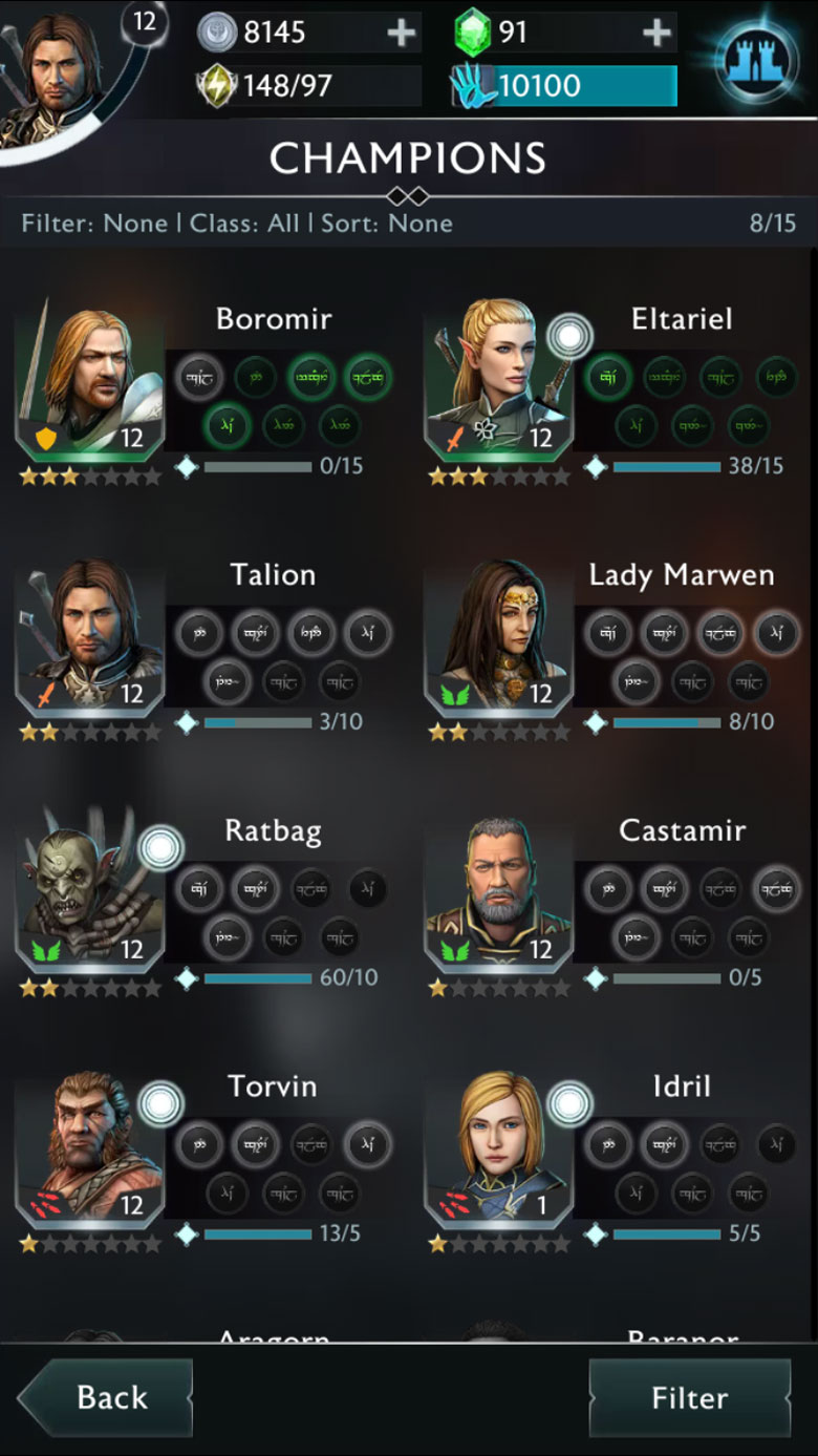 Middle earth Shadow of War Mobile