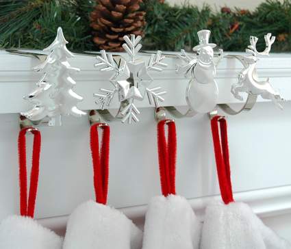 Christmas stocking holders, Christmas stocking, stocking holders, stocking hangers, stocking holders for mantle, stocking holder stand
