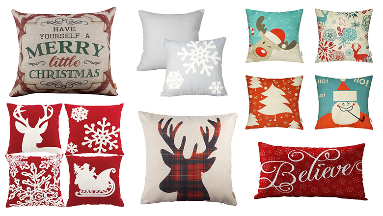 Inexpensive christmas cheap pillows