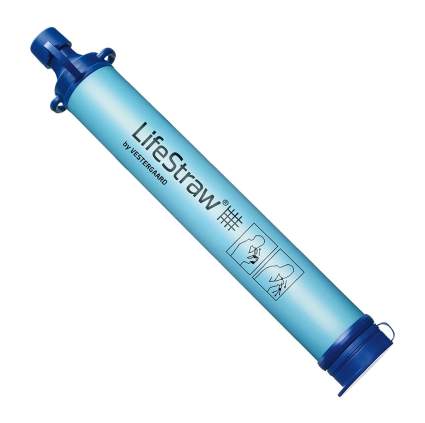 life straw, water filter, hiking, backpacking