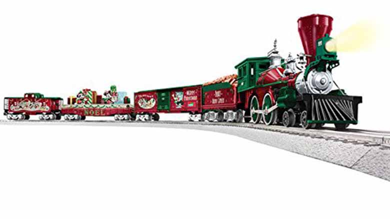 small christmas train set