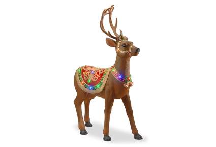 outdoor reindeer, outdoor reindeer decorations, light up reindeer, outdoor reindeer christmas decorations