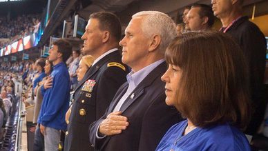 mike pence national anthem