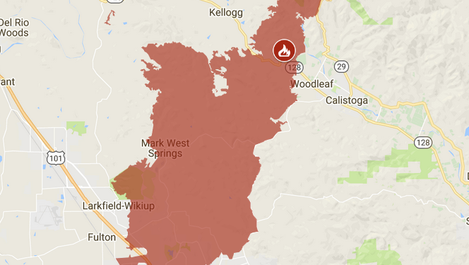 Santa Rosa Fire Map Update Find Your Neighborhood Damage Heavy Com