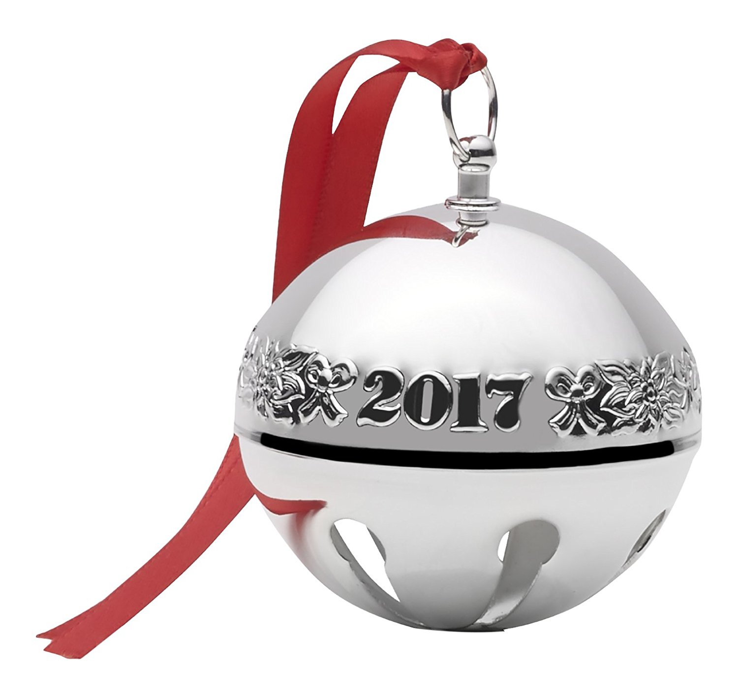 silver christmas ornaments, 2017 ornaments