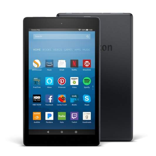  All-New Fire HD 8 Tablet with Alexa, 8" HD Display, 16 GB, Black - with Special Offers 