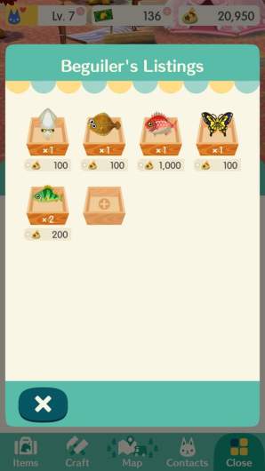 Animal Crossing Pocket Camp Market Box