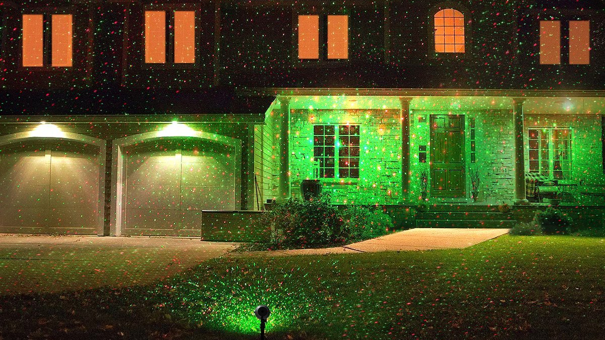 Christmas Laser Light Projector Spotlight - Birddog Lighting