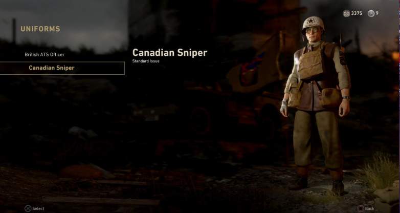 Call of Duty WW2 Clothes