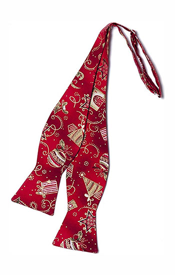 christmas bow tie, christmas ties, red bow tie    