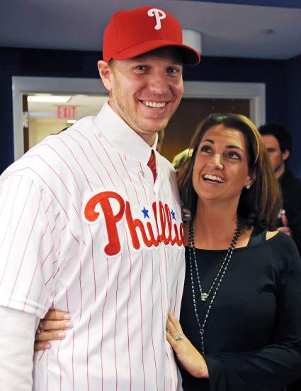 Roy Halladay’s Widow Tears Up at Hall of Fame Induction [WATCH]