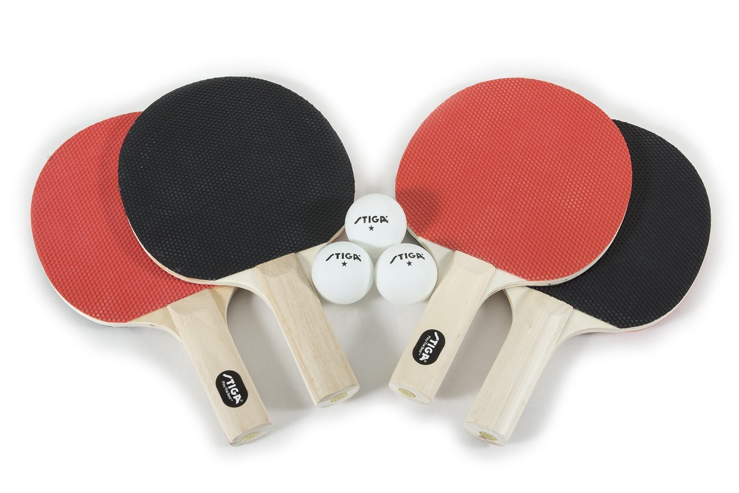 Portable Ping Pong Kit for Children Adults and Beginners Outdoor Indoor Sports Games Equipment Includes 2 Table Tennis Paddle and 3 Balls Kaiyan Professional Table Tennis Bat Set