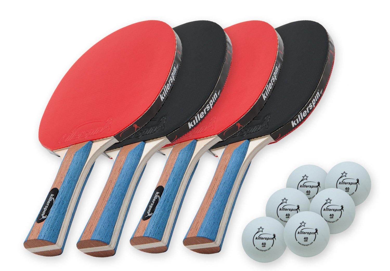 Cadrim Ping Pong Paddle Set Table Tennis Paddles Set Portable with Extendable Net 2 Bats Ping Pong Paddles 3 Table Tennis Balls Portable Game Storage Case Racket Bat Set Pingpong Indoor Outdoor Play