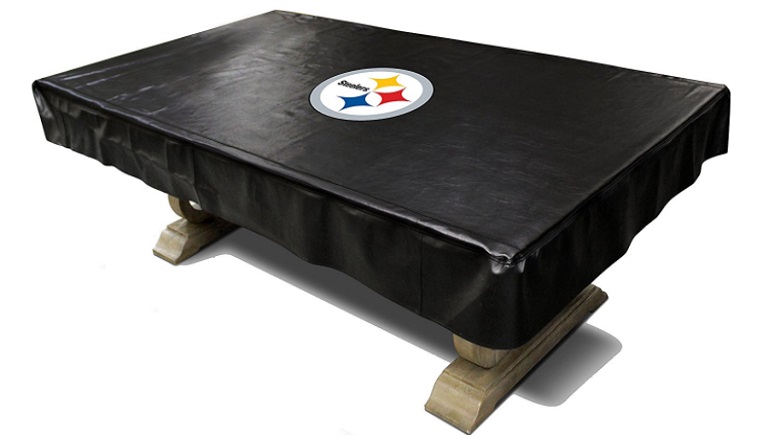 Brown/Black T&R sports Pool Table Cover 8 Foot Heavy Duty Leatherette Fitted Thick Billiard Table Cover 