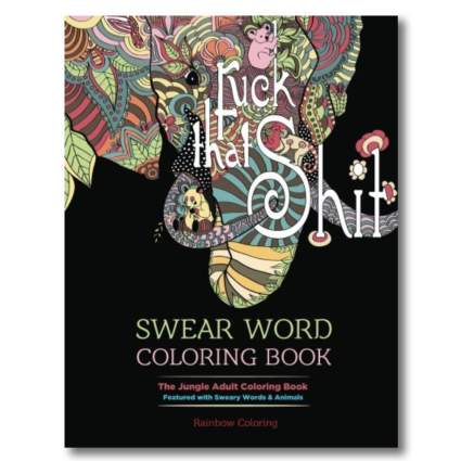 swear word adult coloring book