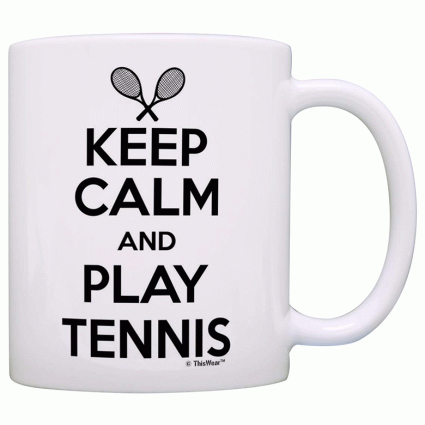 tennis coffee mugs
