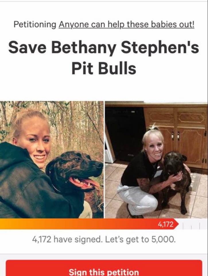 Bethany Stephens, Bethany Stephens Facebook, Bethany Stephens pit bulls, Bethany Stephens Virginia