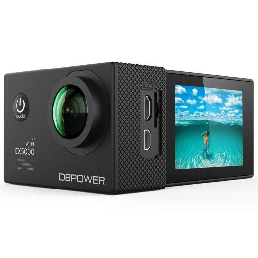 dbpower ex5000 action camera, best christmas action camera, best camera christmas gift