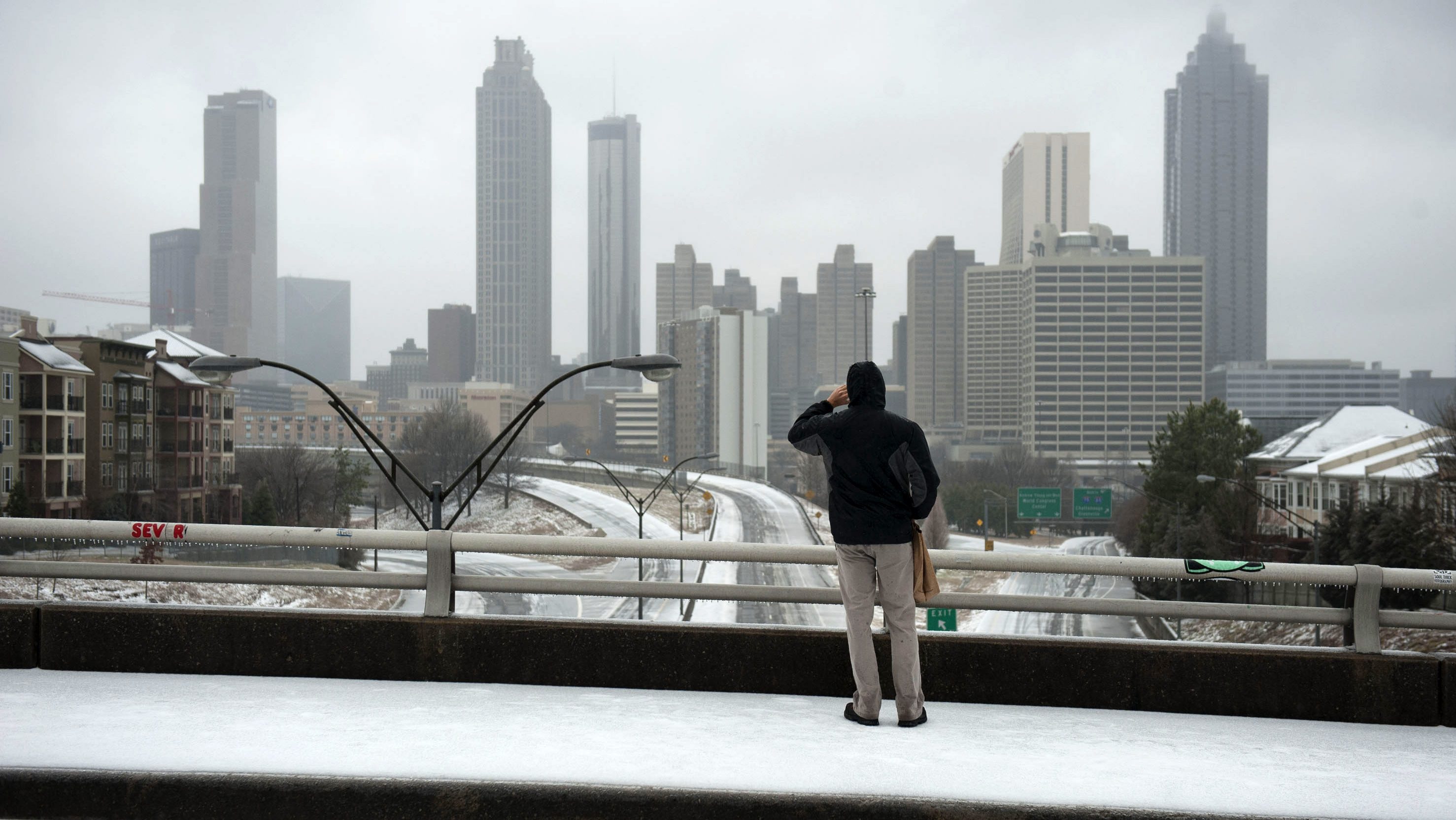 Where Is It Snowing in Atlanta Today, December 8?