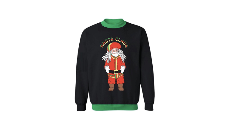 weed xmas sweater