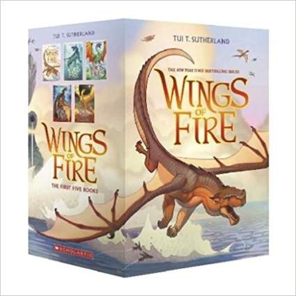 "Wings of Fire" by Tui T. Sutherland Boxset, Books 1-5
