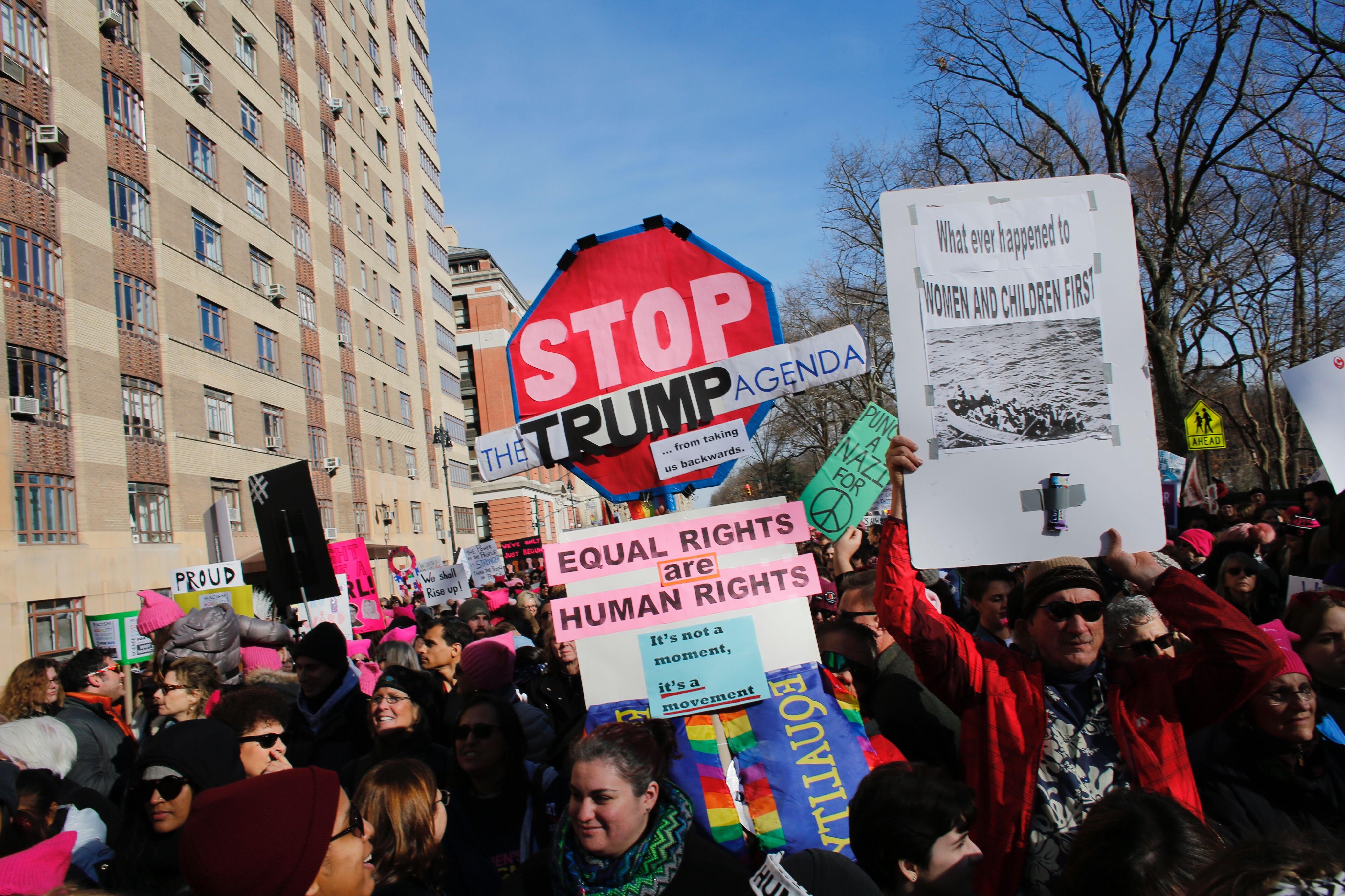 Women’s March NYC Crowd Size How Many Attended? [PHOTOS]