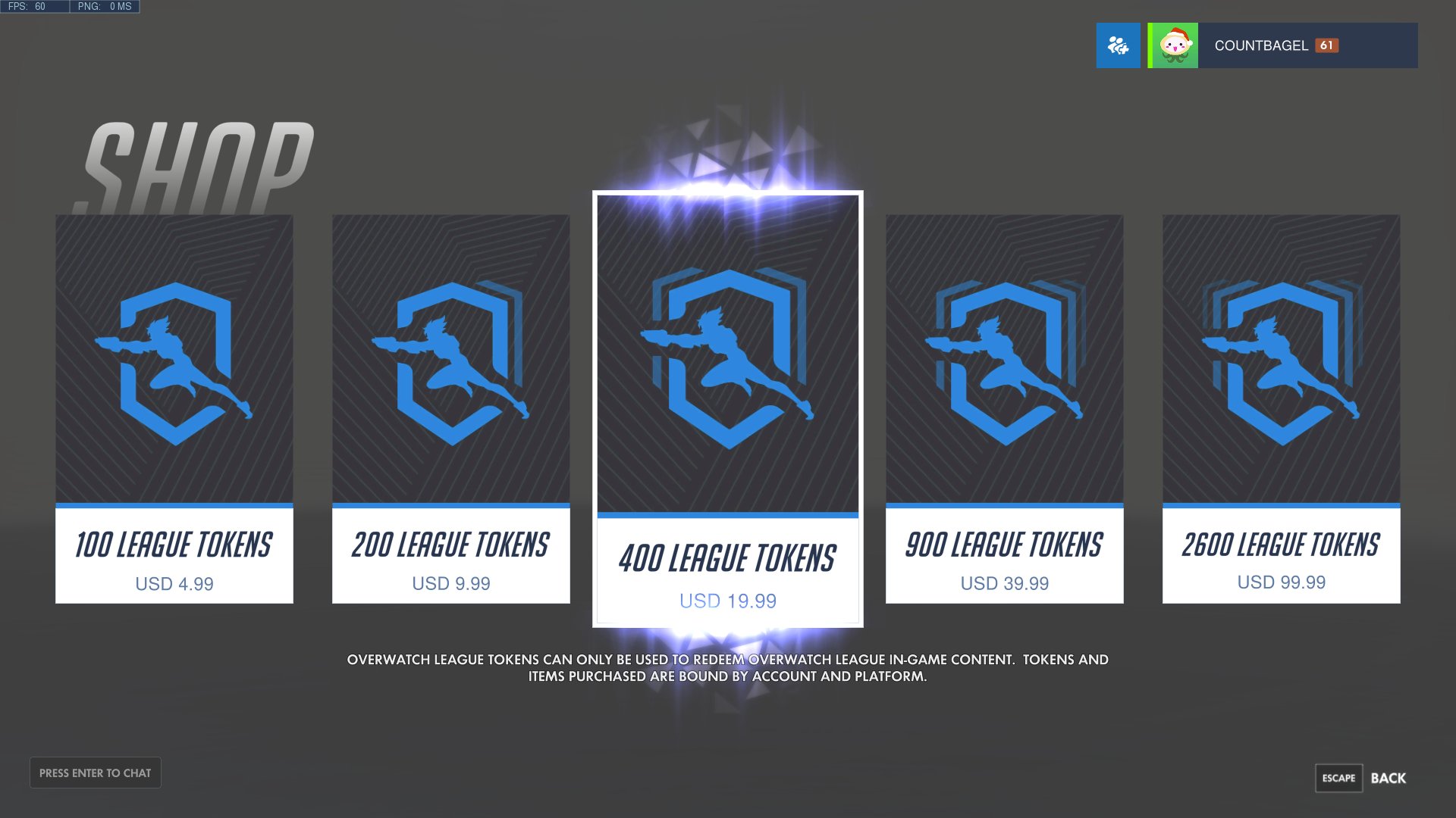 overwatch league free 100 tokens
