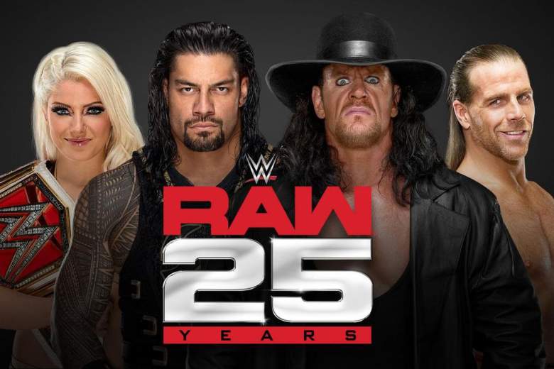 WWE RAW 25th Anniversary Preview Appearances & Matches