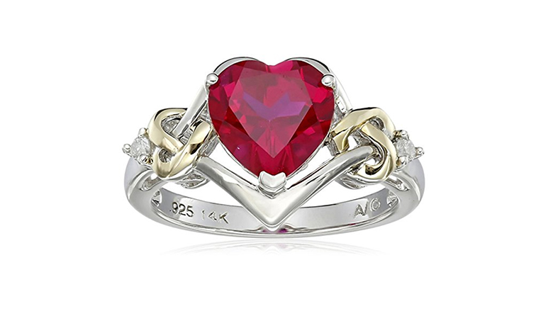 valentine's day rings, valentine's day jewelry, valentines jewelry, women's rings, silver rings for women, sterling silver rings, heart rings, heart shaped rings, ruby ring, ruby and diamond ring