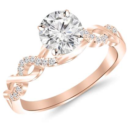 Rose gold engagement rings, engagement rings, rose gold rings