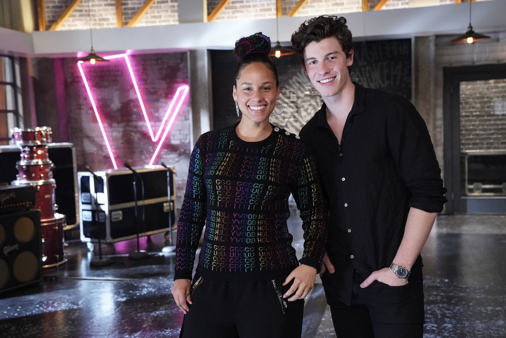 Alicia Keys And Shawn Mendes, Shawn Mendes On The Voice