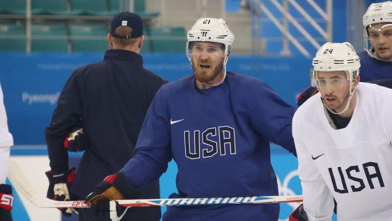 USA Men's Hockey, USA vs Slovenia, Winter Olympics 2018