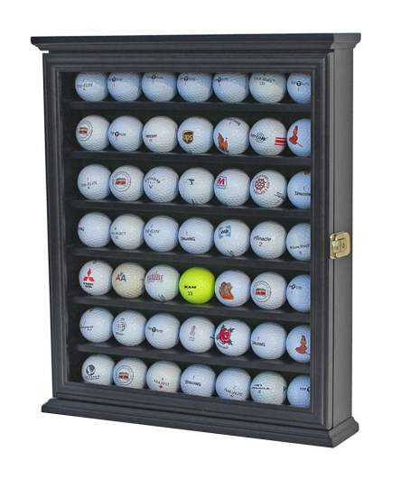 best golf ball display cases glass doors