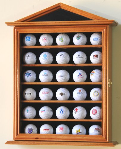 best golf ball display cases glass doors