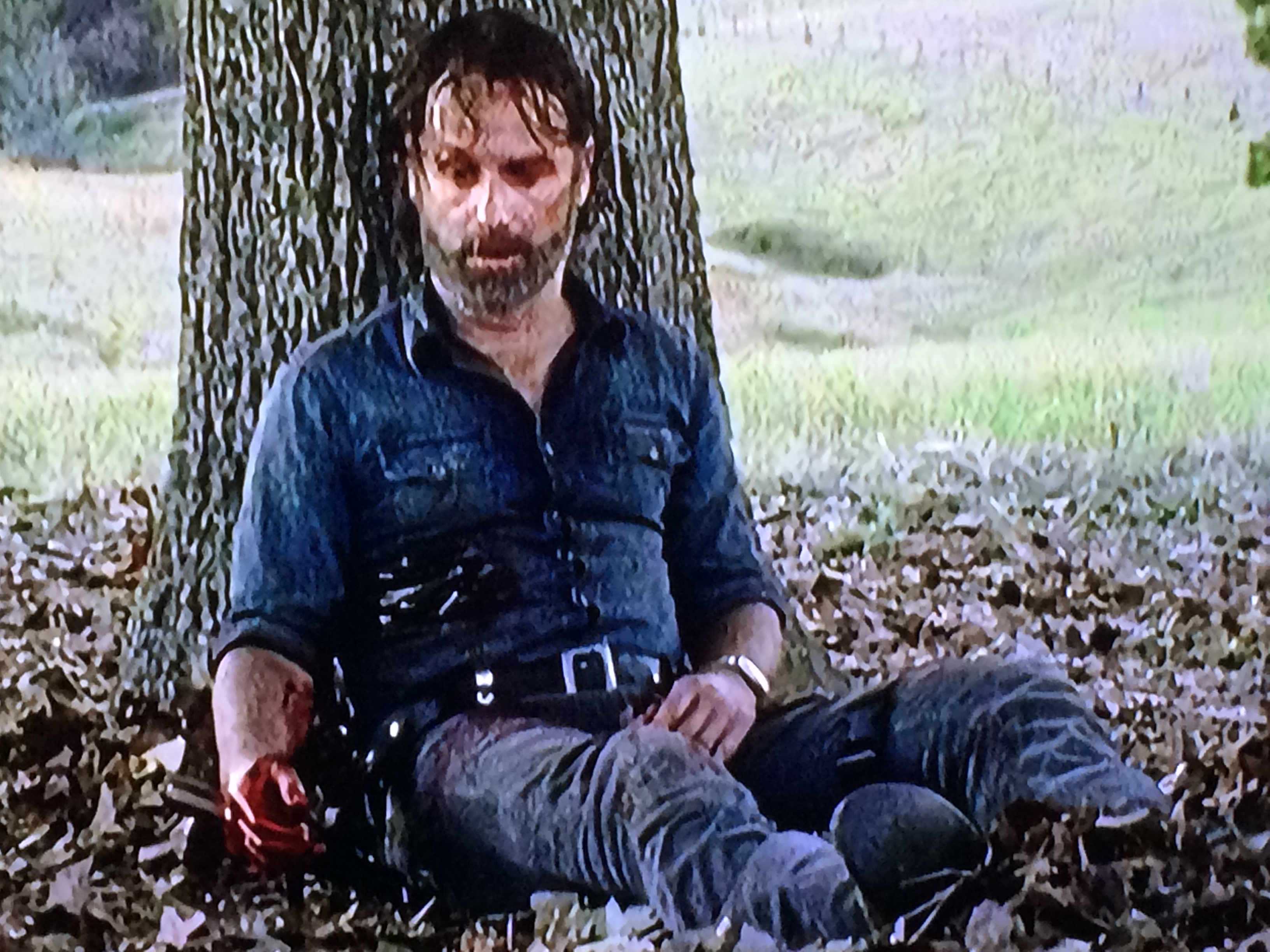 rick the walking dead missing hand