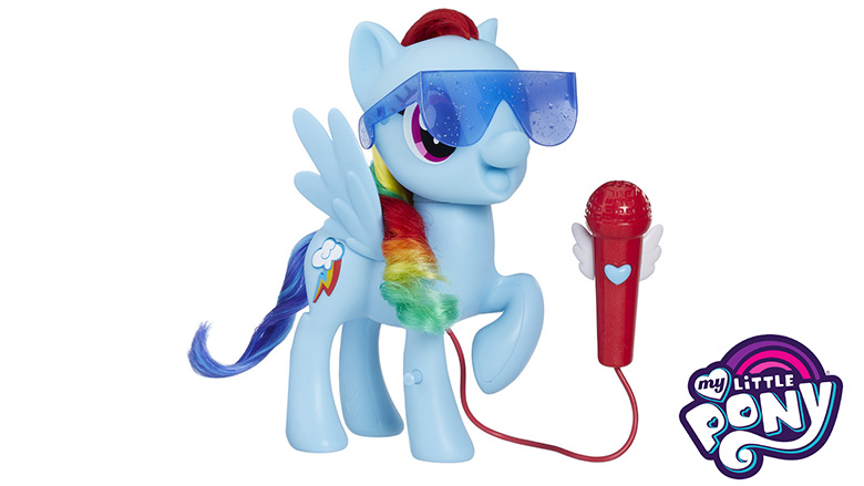 my little pony singing rainbow dash figure
