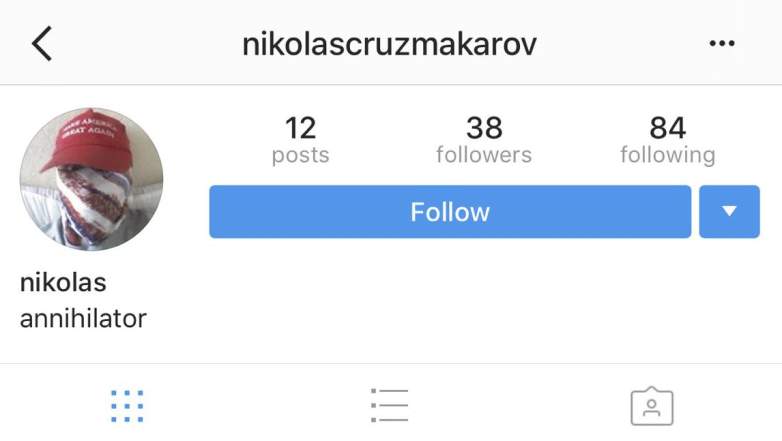 nikolas cruz, nikolascruzmakarov, nikolas cruz instagram, nicolas cruz instagram