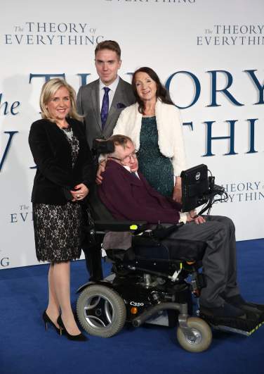Stephen Hawking's family