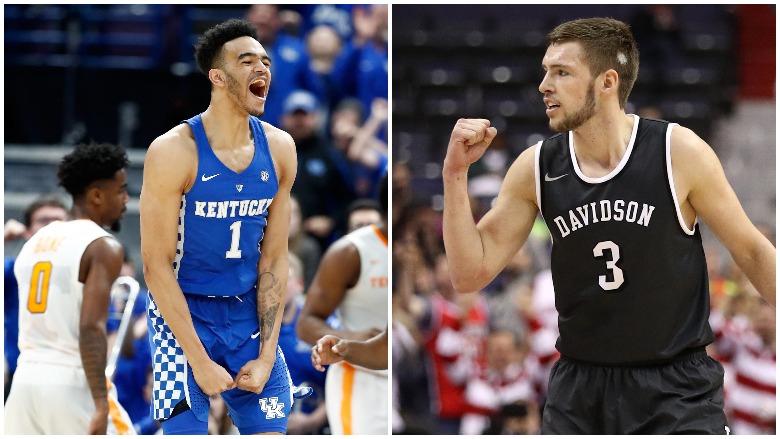 Kentucky vs. Davidson, Jon Axel Gudmundsson, Sacha Killeya-Jones